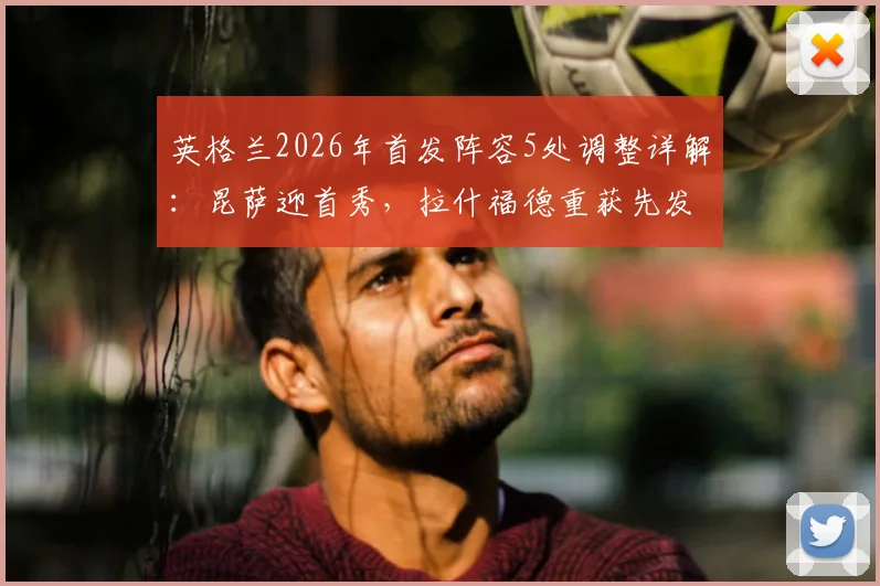 英格兰2026年首发阵容5处调整详解:昆萨迎首秀,拉什福德重获先发,索斯盖特战术意图全解析